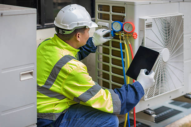 Professional Hvac technician working in New Hill, NC